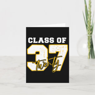 Cl Of 2037 Pre-k To Graduation Back 2 School Grow  Card