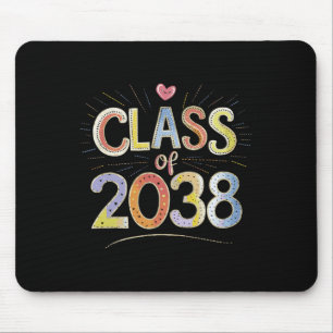 Cl Of 2038 Grow With Me Graduate 12th First Day Of Mouse Pad