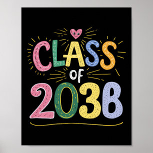 Cl Of 2038 Grow With Me Graduate 12th First Day Of Poster
