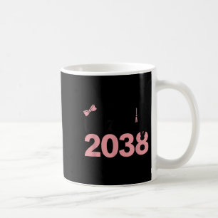 Cl Of 2038 Grow With Me Kindergarten Pink Coquette Coffee Mug