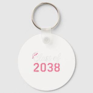 Cl Of 2038 Grow With Me Kindergarten Pink Coquette Key Ring