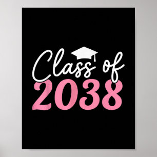 Cl Of 2038 Grow With Me Kindergarten Pink Coquette Poster