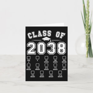 Cl Of 2038 Grow With Me Pre-k To 12th Grade Checkl Card