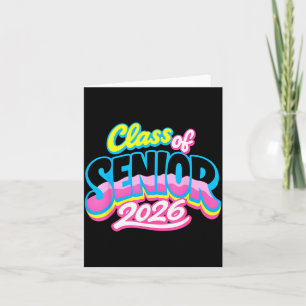 Cl Of Senior 2026 Grad Kids Graduate Funny Card