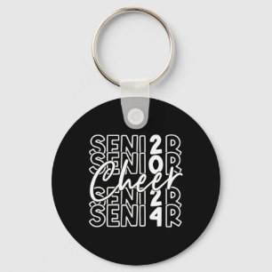 Cl Of Senior Cheer Cheerleader Cheerleading Womens Key Ring