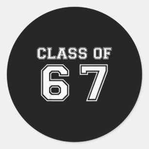 Cl Of Six Seven Meme 6 7 Gen Alpha Classic Round Sticker