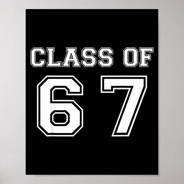 Cl Of Six Seven Meme 6 7 Gen Alpha  Poster (Front)