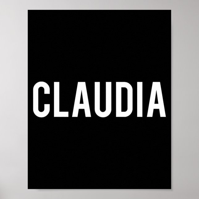 Cla - Cool New Funny Name Fan Gift Tee  Poster (Front)