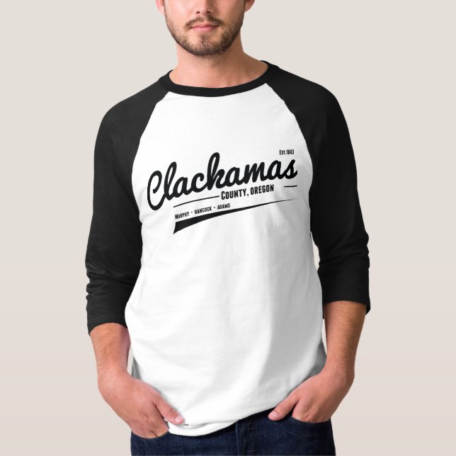 Clackamas County Oregon T-Shirt (Front)