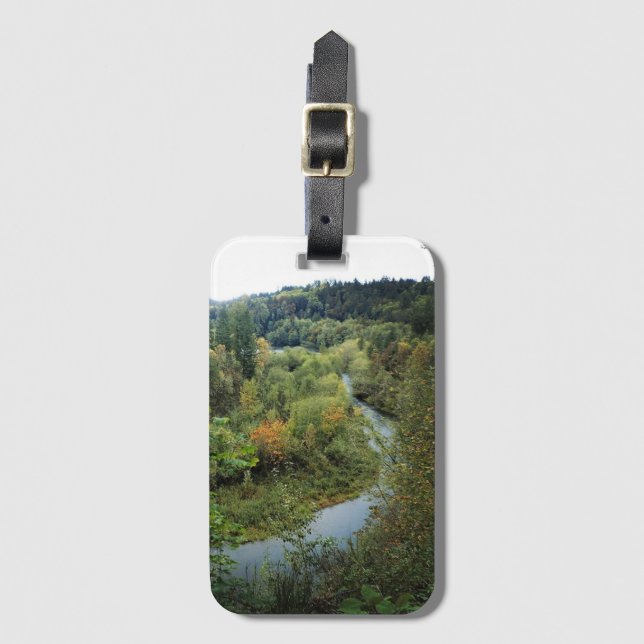 Clackamas River, OR Luggage Tag (Front Vertical)
