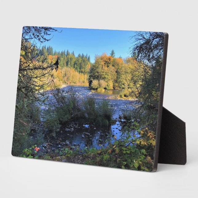 Clackamas River, OR Plaque (Side)