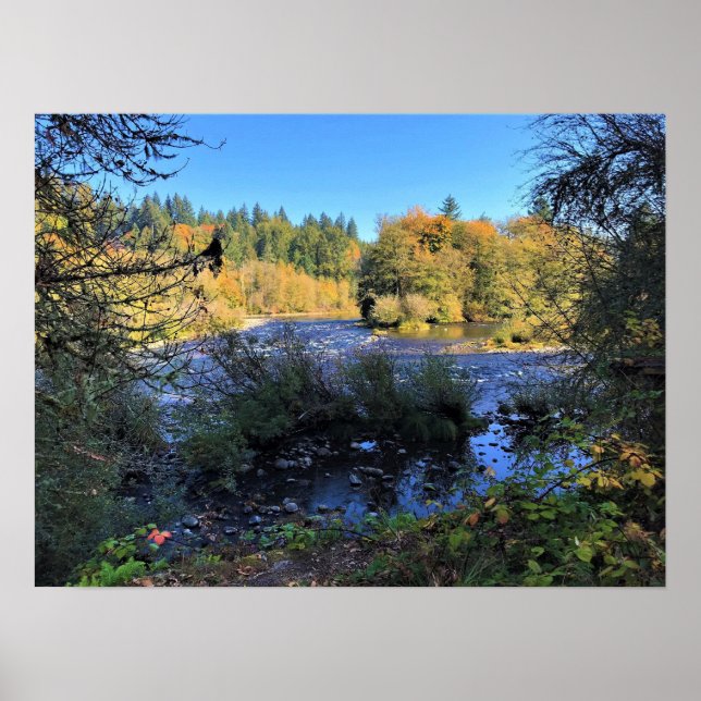 Clackamas River, Oregon Poster (Front)