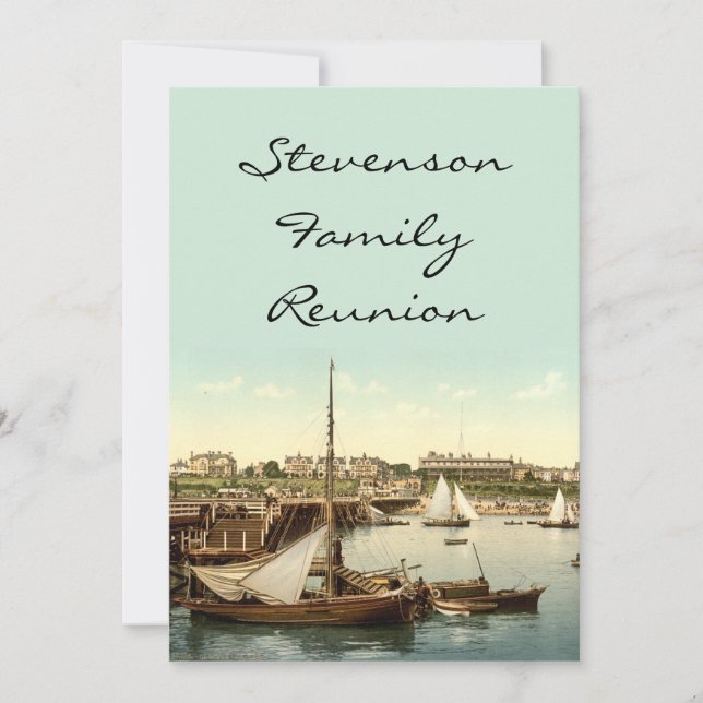 Clacton-on-Sea Pier II, Essex, England Invitation (Front)