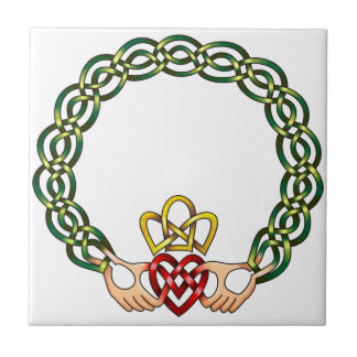 Claddagh Ceramic Tile