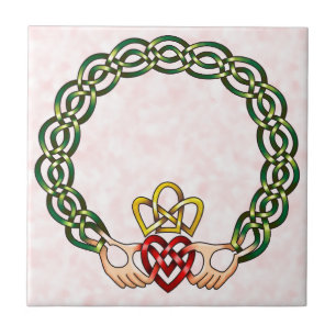 Claddagh Ceramic Tile