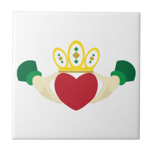 Claddagh Ceramic Tile