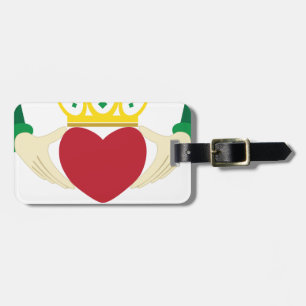 Claddagh Luggage Tag