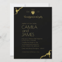 Claddagh Monogram Invitations