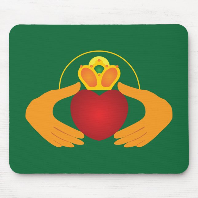 Claddagh Mouse Pad (Front)