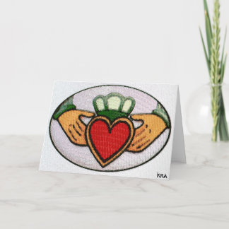 Claddagh Note Cards, Heartfelt Tha... - Customised Card