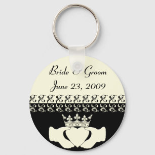 Claddagh Wedding Invitation set Key Ring