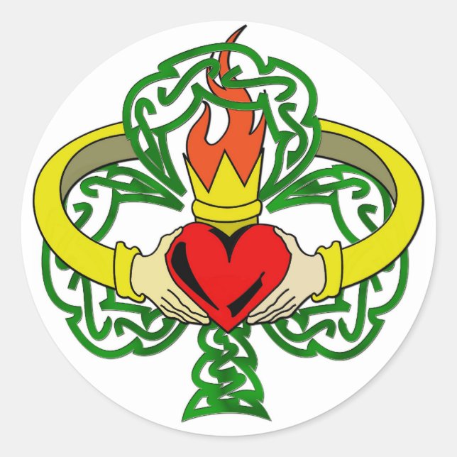Claddaugh Sticker (Front)