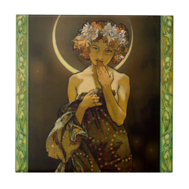 Clair de Lune Ceramic Tile (Front)