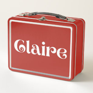 Claire  metal lunch box