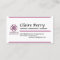 Claire Perry's Jamberry Business Card