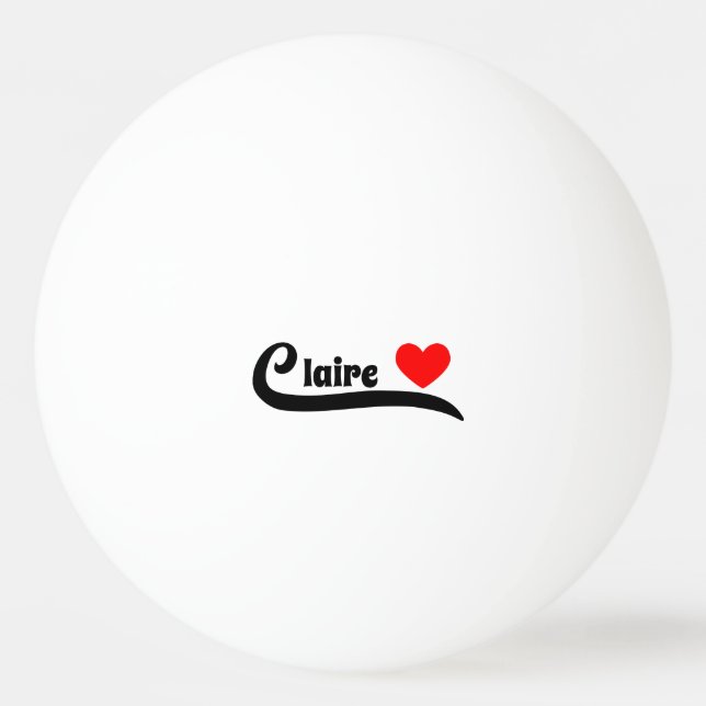 Claire Ping Pong Ball (Front)