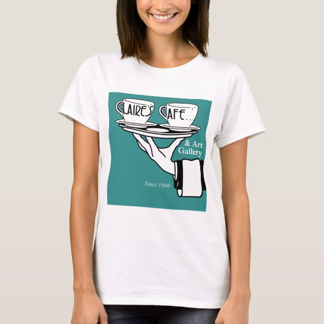 Claires Cafe and Art Gallery T-Shirt (Front)