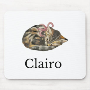 Clairo Says A Cat 1 Mouse Pad