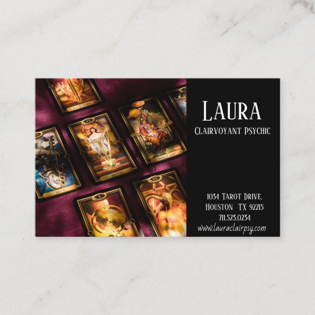 Clairvoyant Psychic Business Card (Front)