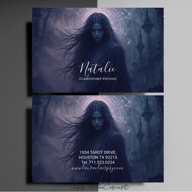 Clairvoyant Psychic Medium Business Card (Creator Uploaded)