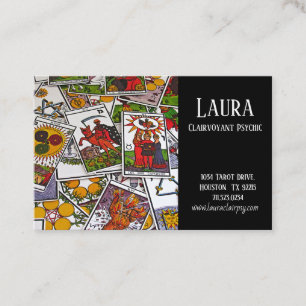 Clairvoyant Psychic Tarot Business Card