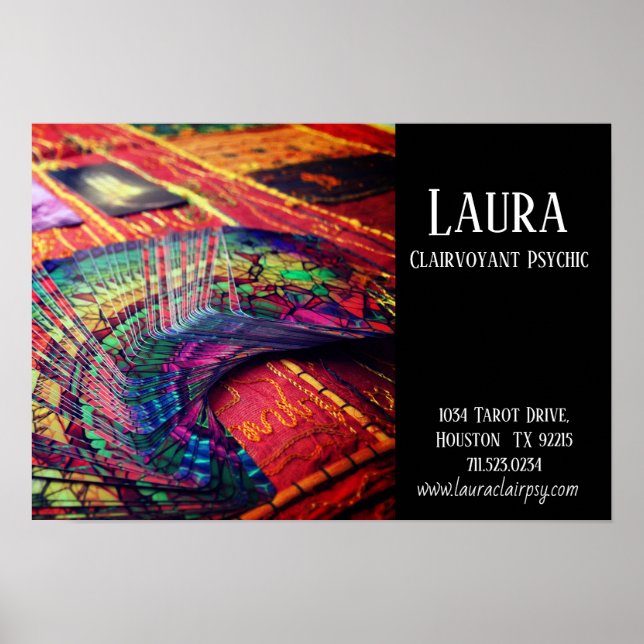 Clairvoyant Psychic Tarot Poster (Front)