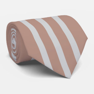 Claissic Caramel Silver Veil Tie