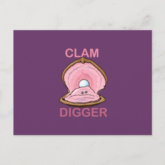 CLAM DIGGER POSTCARD (Front)