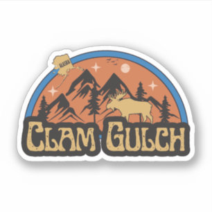 Clam Gulch, Alaska Sticker