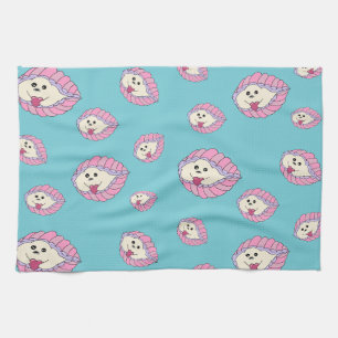 Clam - I Give You My Heart Tea Towel