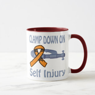 Clamp Down On Self Injury Mug