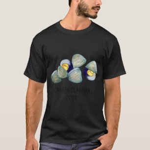 Clams Clambake Rhode Island New England Seafood T-Shirt