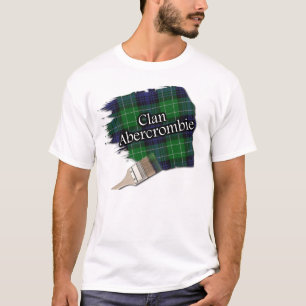 Clan Abercrombie Scottish Tartan Paint Shirt