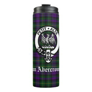 Clan Abercrombie Tartan & Crest Thermal Tumbler