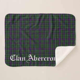 Clan Abercrombie Tartan Sherpa Blanket