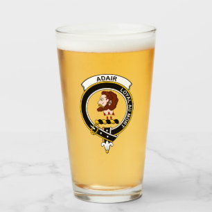 Clan Adair Beer Glass