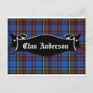 Clan Anderson Banner Postcard