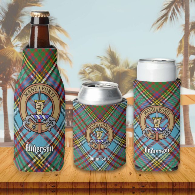 Clan Anderson Crest Bottle Cooler (Creator Uploaded)