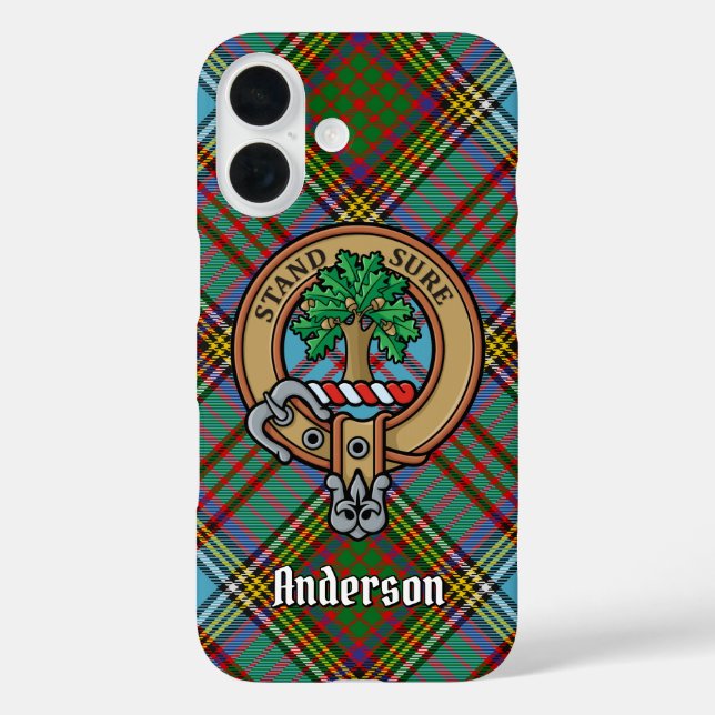 Clan Anderson Crest Case-Mate iPhone Case (Back)