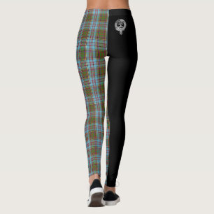 Clan Anderson Crest & Tartan Leggings